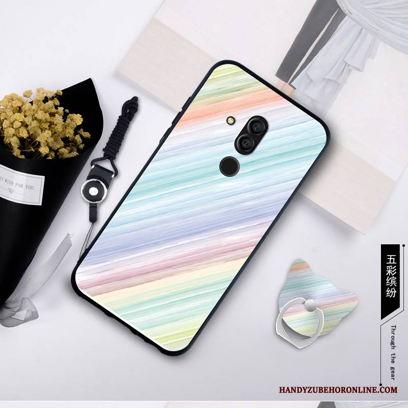 Huawei Mate 20 Lite Futerał Ochraniacz Miękki Filmy Wiszące Ozdoby All Inclusive Szkło Hartowane Etui