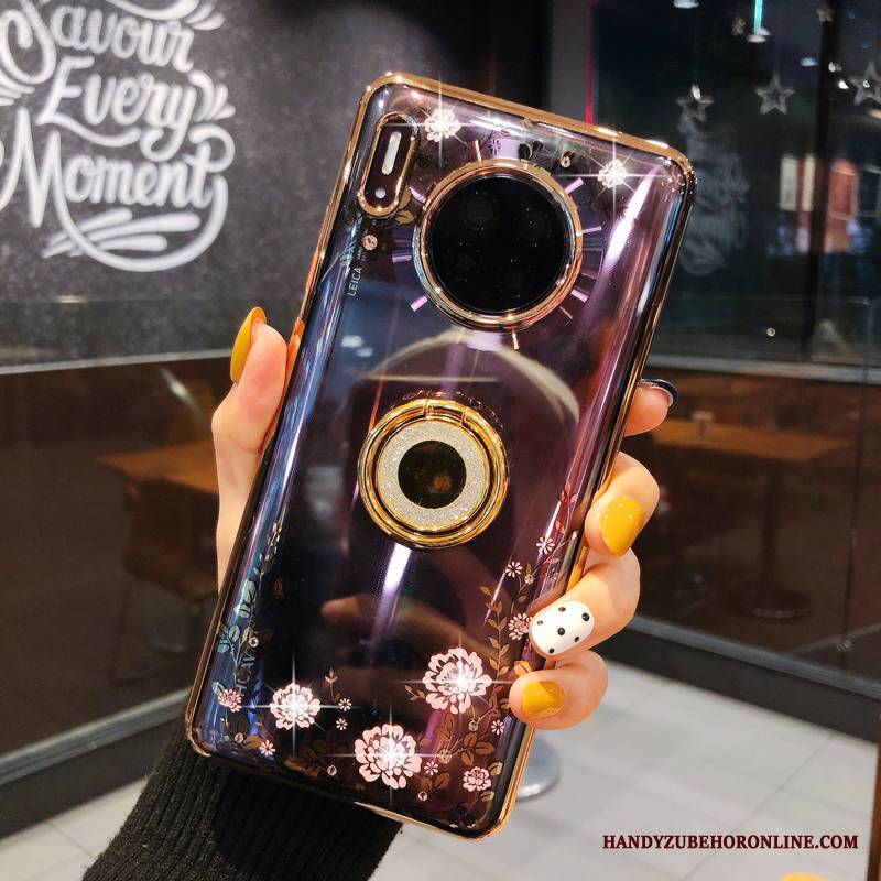 Huawei Mate 30 Futerał Etui Na Telefon Czerwony Moda Wysoki Koniec All Inclusive Anti-fall Klamra