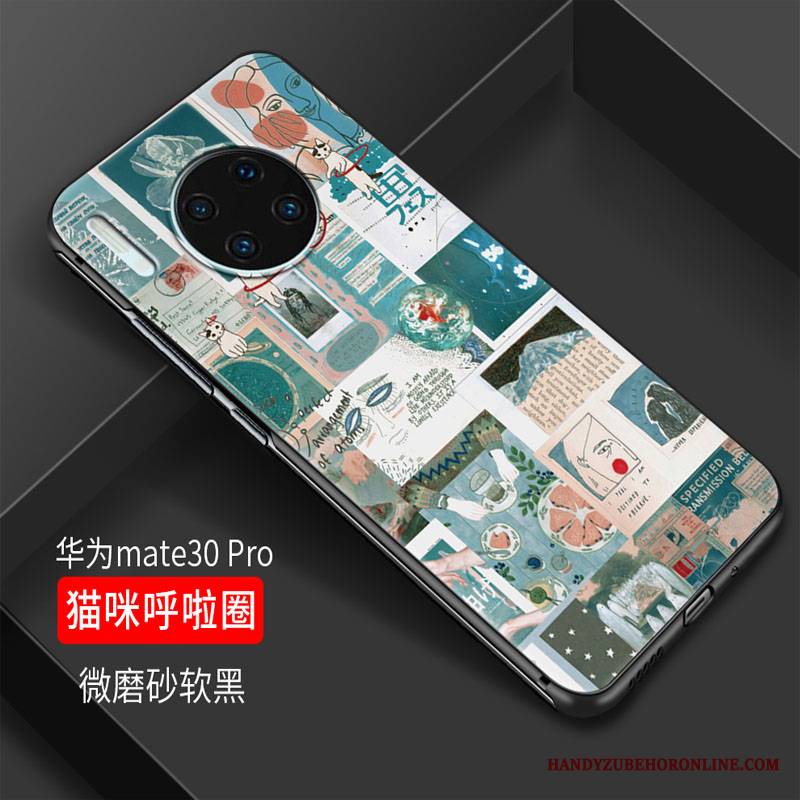 Huawei Mate 30 Futerał Kreskówka Ochraniacz Miękki Mały Nubuku Etui All Inclusive