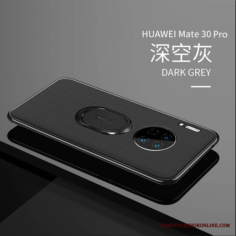 Huawei Mate 30 Pro Futerał Na Pokładzie Kreatywne Czarny Etui Na Telefon Anti-fall Wspornik Magnetyzm