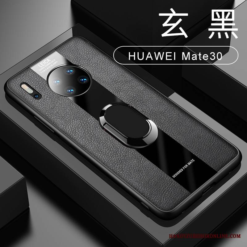 Huawei Mate 30 Zielony Nowy Skórzany Futerał Anti-fall All Inclusive Magnetyzm Cienkie