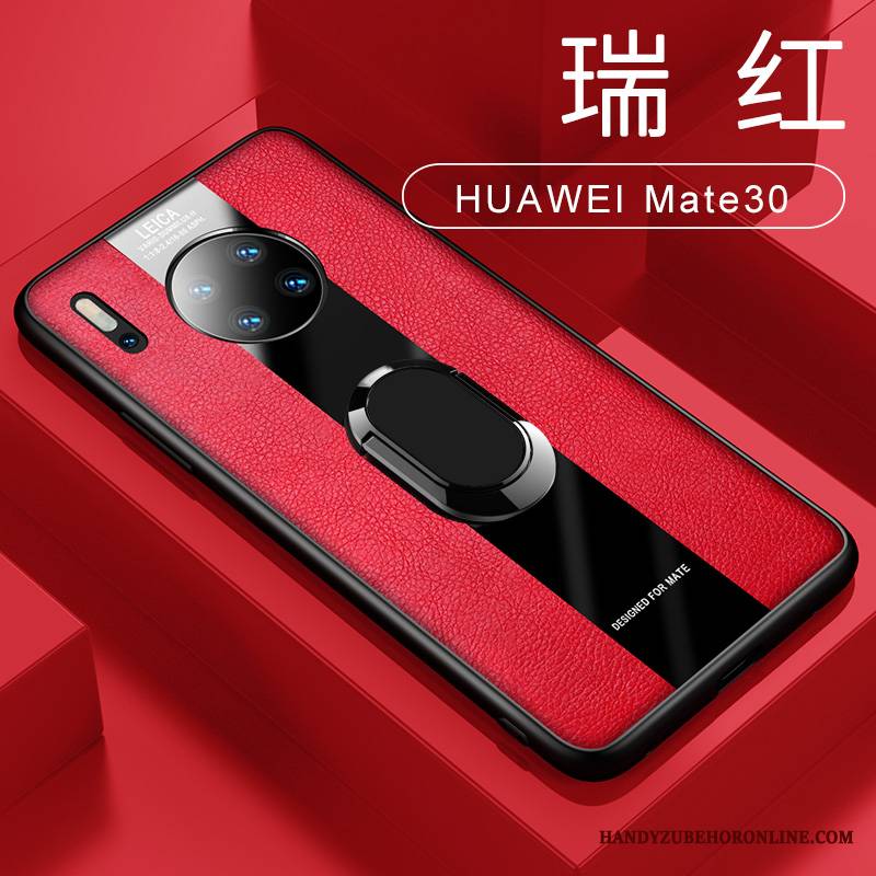 Huawei Mate 30 Zielony Nowy Skórzany Futerał Anti-fall All Inclusive Magnetyzm Cienkie