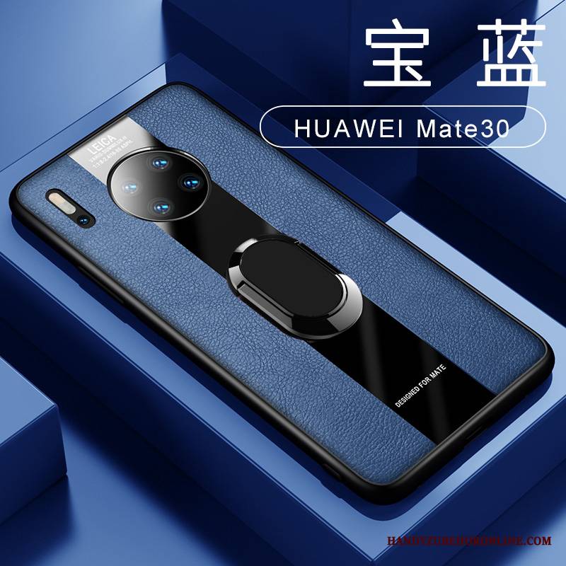 Huawei Mate 30 Zielony Nowy Skórzany Futerał Anti-fall All Inclusive Magnetyzm Cienkie