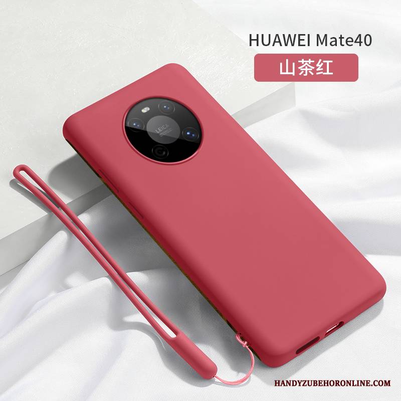 Huawei Mate 40 Futerał Ochraniacz Cienkie All Inclusive Zakochani Anti-fall Czerwony Netto Etui