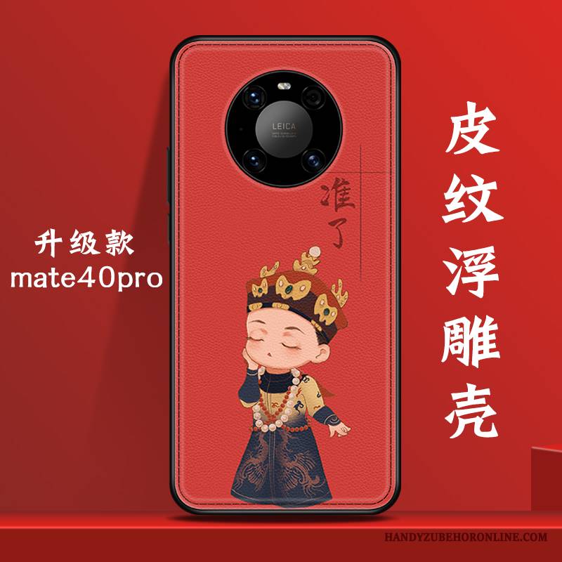 Huawei Mate 40 Pro Futerał Kreatywne Osobowość Anti-fall Modna Marka Etui Na Telefon Chiński Styl Nowy