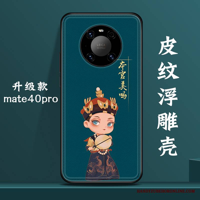 Huawei Mate 40 Pro Futerał Kreatywne Osobowość Anti-fall Modna Marka Etui Na Telefon Chiński Styl Nowy