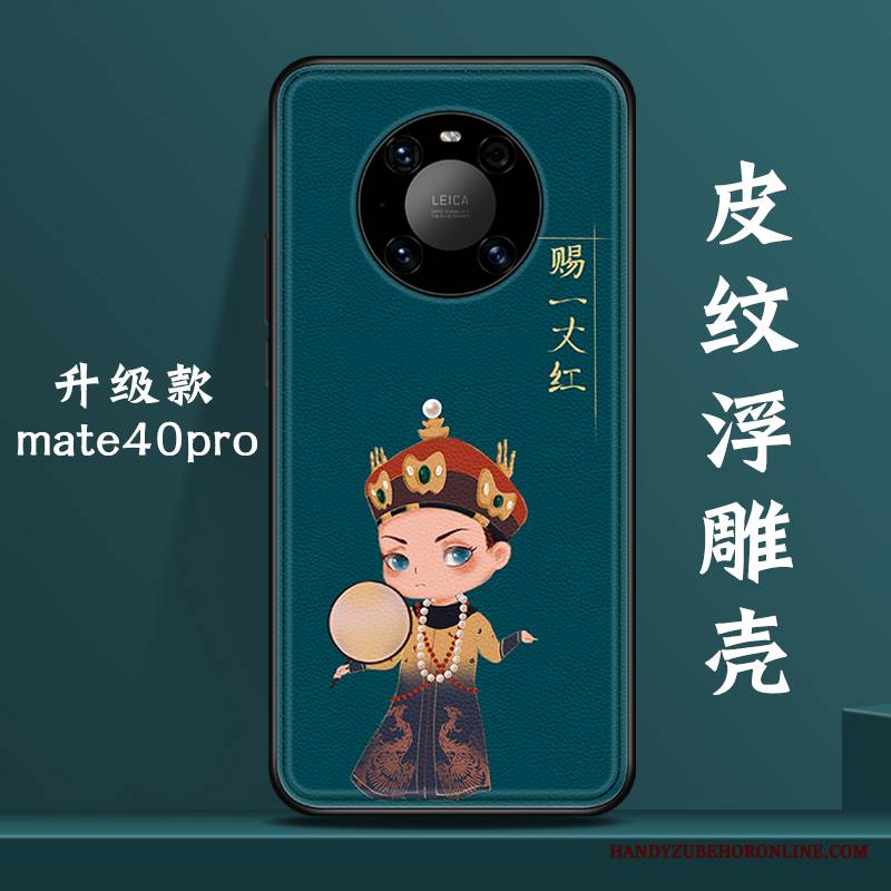 Huawei Mate 40 Pro Futerał Kreatywne Osobowość Anti-fall Modna Marka Etui Na Telefon Chiński Styl Nowy