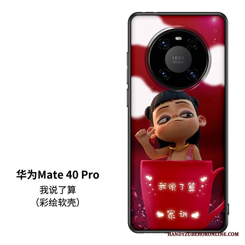 Huawei Mate 40 Pro Futerał Modna Marka Kreskówka Silikonowe Kreatywne Khaki Zakochani Tendencja