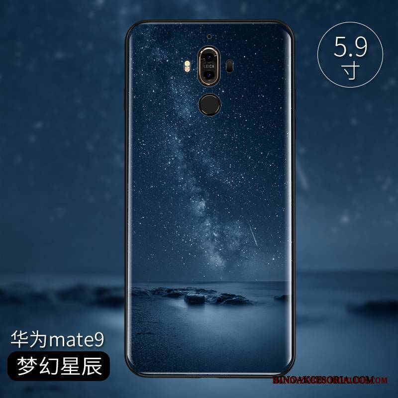 Huawei Mate 9 Futerał All Inclusive Lustro Silikonowe Anti-fall Etui Na Telefon Tendencja Ochraniacz