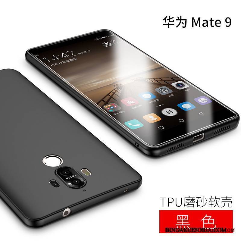 Huawei Mate 9 Futerał Etui Na Telefon All Inclusive Cienkie Miękki Czarny Ochraniacz Silikonowe