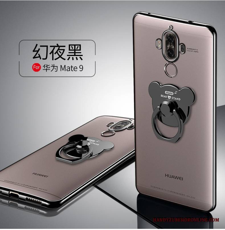 Huawei Mate 9 Futerał Etui Na Telefon Silikonowe Miękki Srebro Wspornik Anti-fall Cienkie