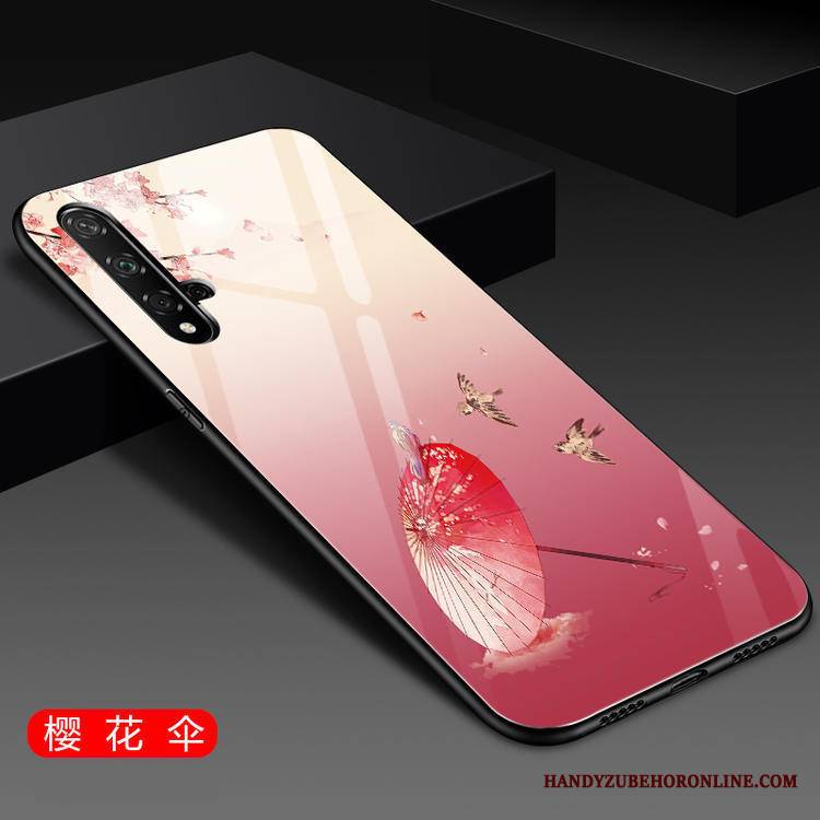 Huawei Nova 5t Futerał Świeży All Inclusive Etui Na Telefon Niebieski Szkło Tendencja Anti-fall