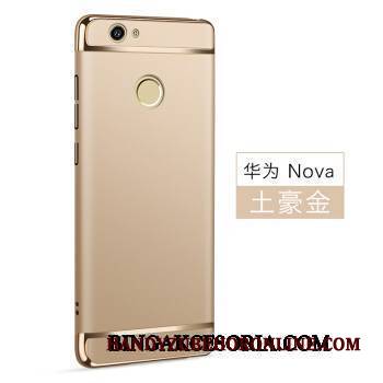 Huawei Nova Futerał Etui Na Telefon Srebro Zielony Ochraniacz Anti-fall Pu