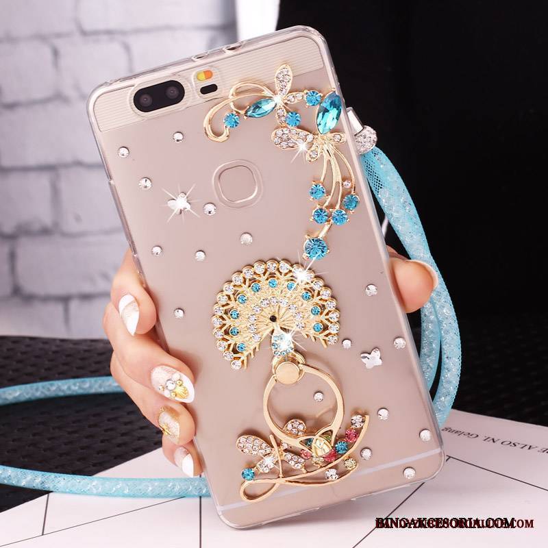 Huawei Nova Rhinestone Wiszące Ozdoby Etui Etui Na Telefon Futerał Telefon Komórkowy Ochraniacz