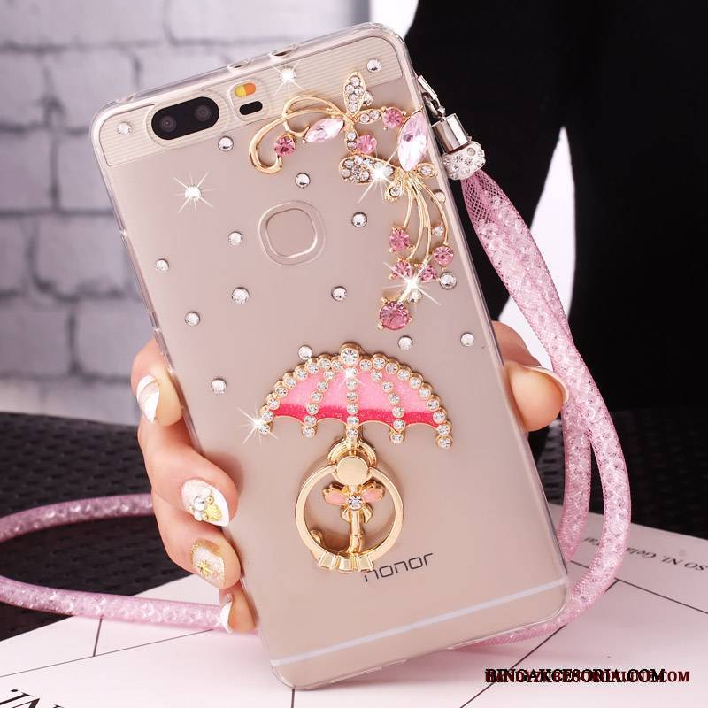 Huawei Nova Rhinestone Wiszące Ozdoby Etui Etui Na Telefon Futerał Telefon Komórkowy Ochraniacz