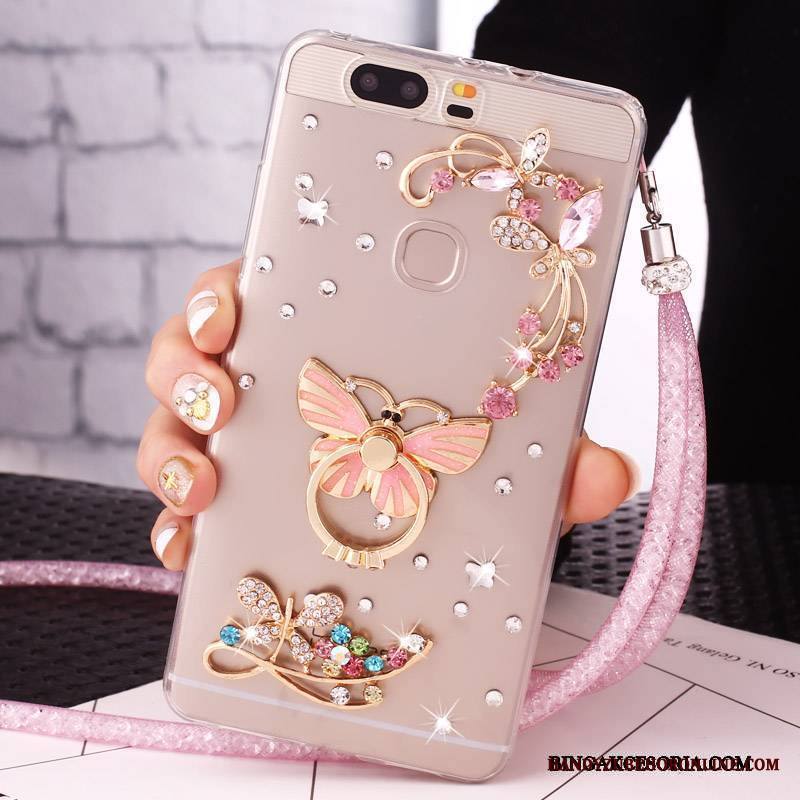 Huawei Nova Rhinestone Wiszące Ozdoby Etui Etui Na Telefon Futerał Telefon Komórkowy Ochraniacz