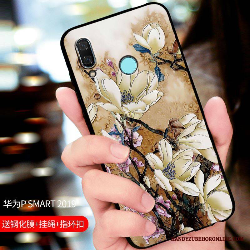 Huawei P Smart 2019 Futerał All Inclusive Nubuku Etui Dostosowane Niebieski Ochraniacz Etui Na Telefon