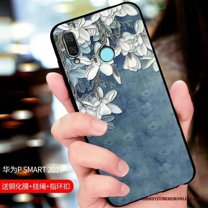 Huawei P Smart 2019 Futerał Etui Na Telefon Nubuku All Inclusive Czarny Dostosowane Ochraniacz