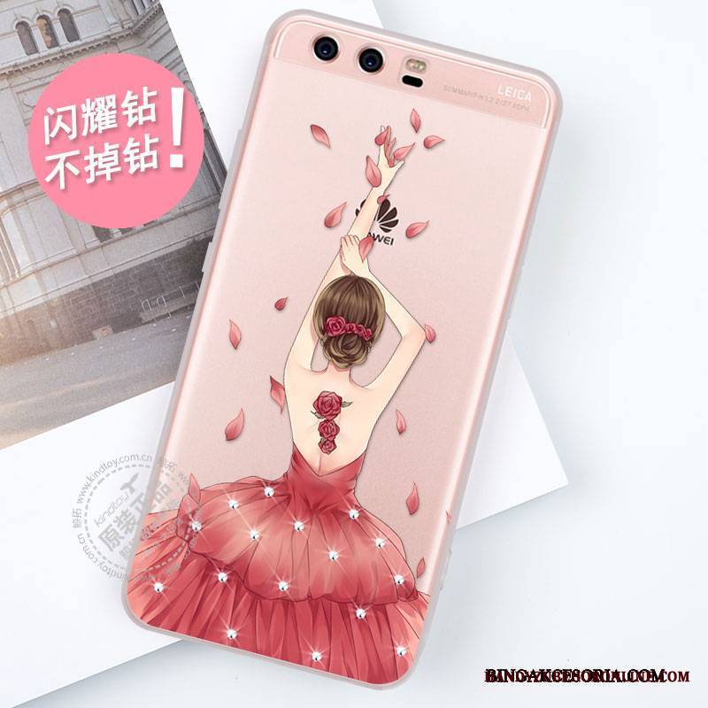 Huawei P10 Futerał Etui Na Telefon Tendencja All Inclusive Ochraniacz Rhinestone Nowy Silikonowe