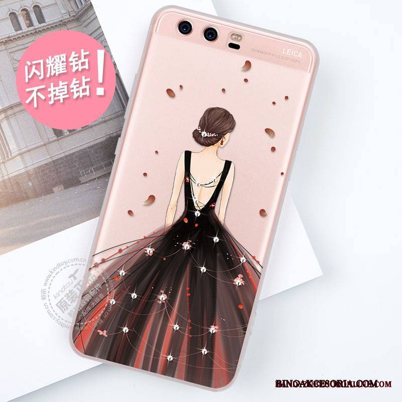 Huawei P10 Futerał Etui Na Telefon Tendencja All Inclusive Ochraniacz Rhinestone Nowy Silikonowe