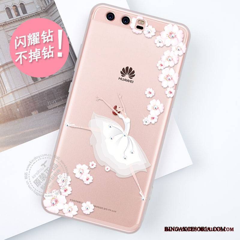 Huawei P10 Futerał Etui Na Telefon Tendencja All Inclusive Ochraniacz Rhinestone Nowy Silikonowe