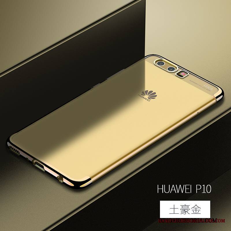 Huawei P10 Futerał Kreatywne Cienkie Różowe Złoto Ochraniacz Tendencja Anti-fall Miękki