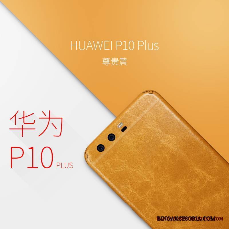 Huawei P10 Plus Czerwony Cienkie Filmy Ochraniacz Etui Na Telefon Skórzany Futerał