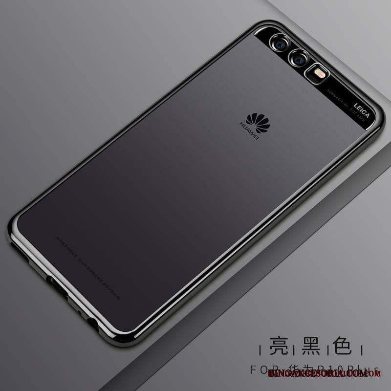 Huawei P10 Plus Etui Futerał Przezroczysty Ochraniacz Złoto Cienkie Etui Na Telefon