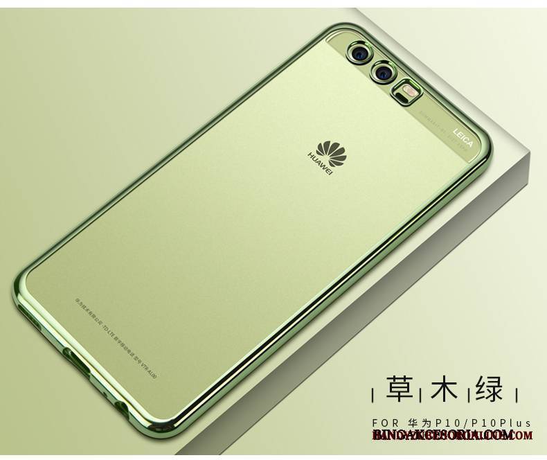 Huawei P10 Plus Etui Futerał Przezroczysty Ochraniacz Złoto Cienkie Etui Na Telefon