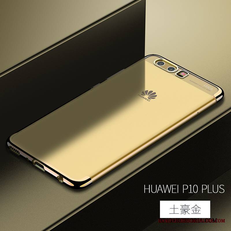 Huawei P10 Plus Futerał Osobowość Kreatywne Przezroczysty Anti-fall Etui Etui Na Telefon Zielony