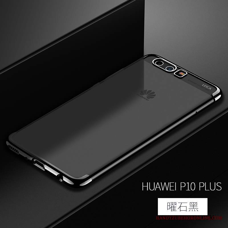 Huawei P10 Plus Futerał Osobowość Kreatywne Przezroczysty Anti-fall Etui Etui Na Telefon Zielony