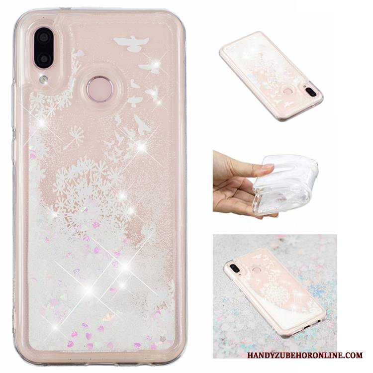 Huawei P20 Lite Anti-fall Niebieski Rhinestone Nowy Etui Futerał Gwiazdy