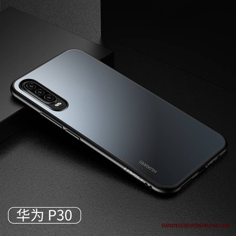 Huawei P30 Futerał All Inclusive Anti-fall Moda Silikonowe Proste Nubuku Wzór