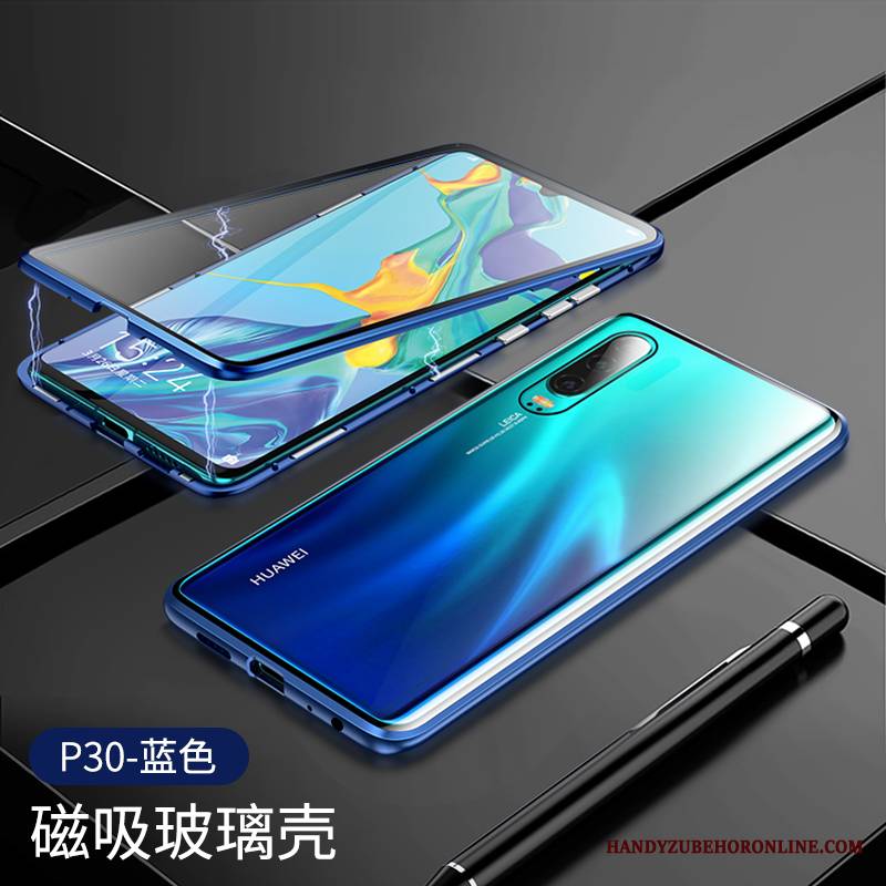 Huawei P30 Futerał Etui Dwustronny Przezroczysty Ochraniacz Cienkie Etui Na Telefon Wysoki Koniec