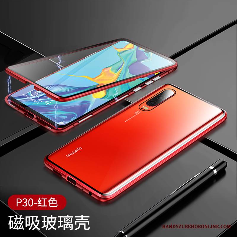 Huawei P30 Futerał Etui Dwustronny Przezroczysty Ochraniacz Cienkie Etui Na Telefon Wysoki Koniec