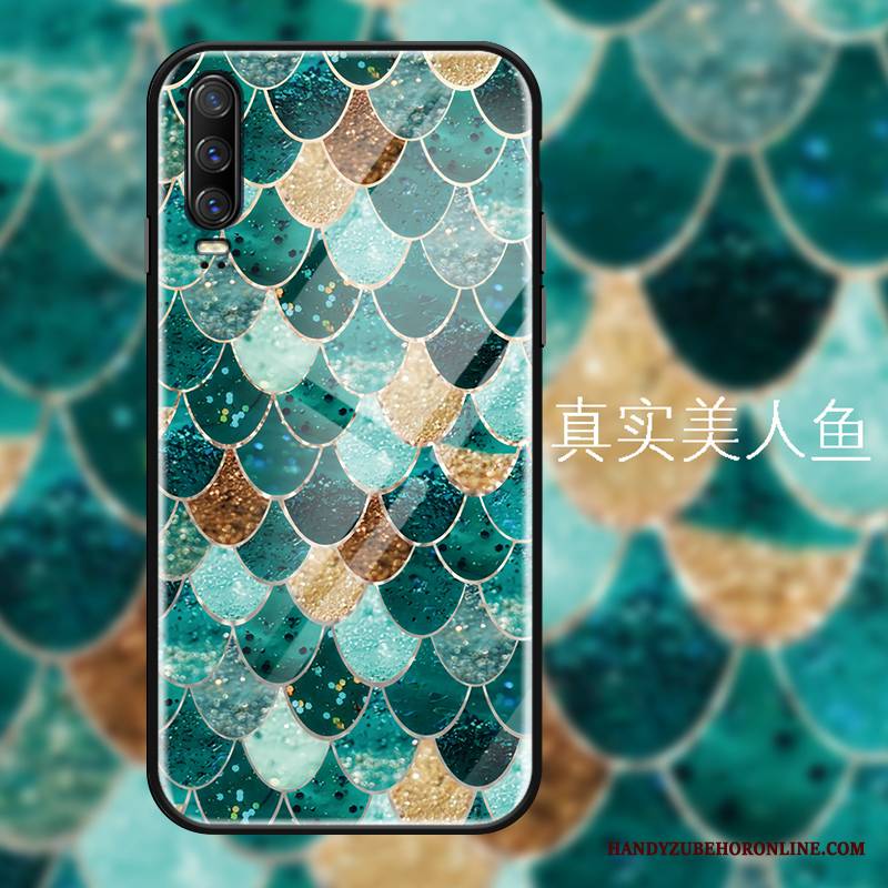 Huawei P30 Futerał Luksusowy All Inclusive Ochraniacz Szkło Hartowane Zielony Wiszące Ozdoby Etui