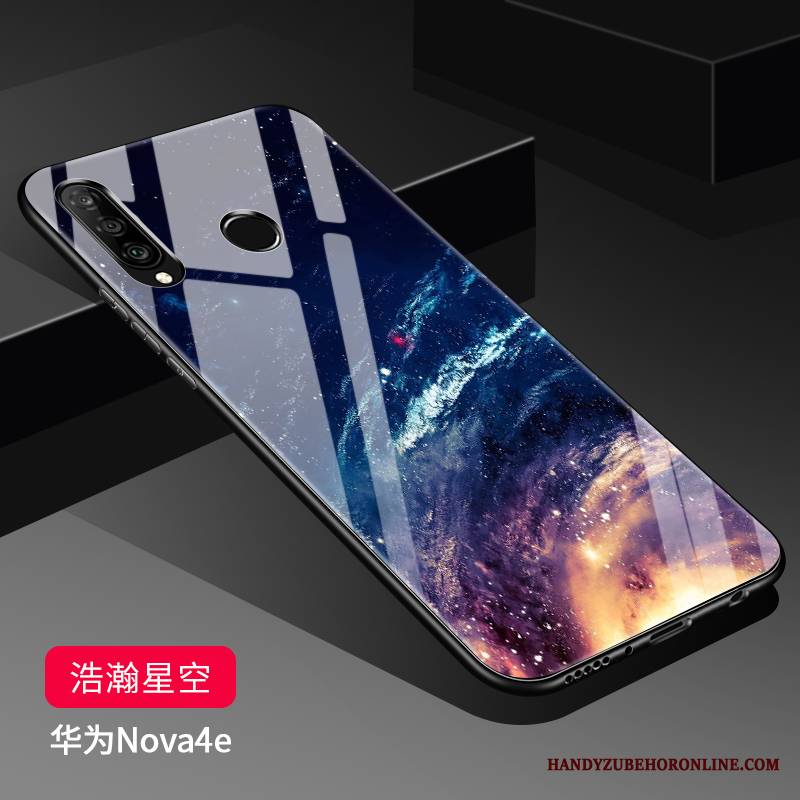 Huawei P30 Lite Futerał Szkło Silikonowe All Inclusive Miękki Ochraniacz Etui Na Telefon Czarny