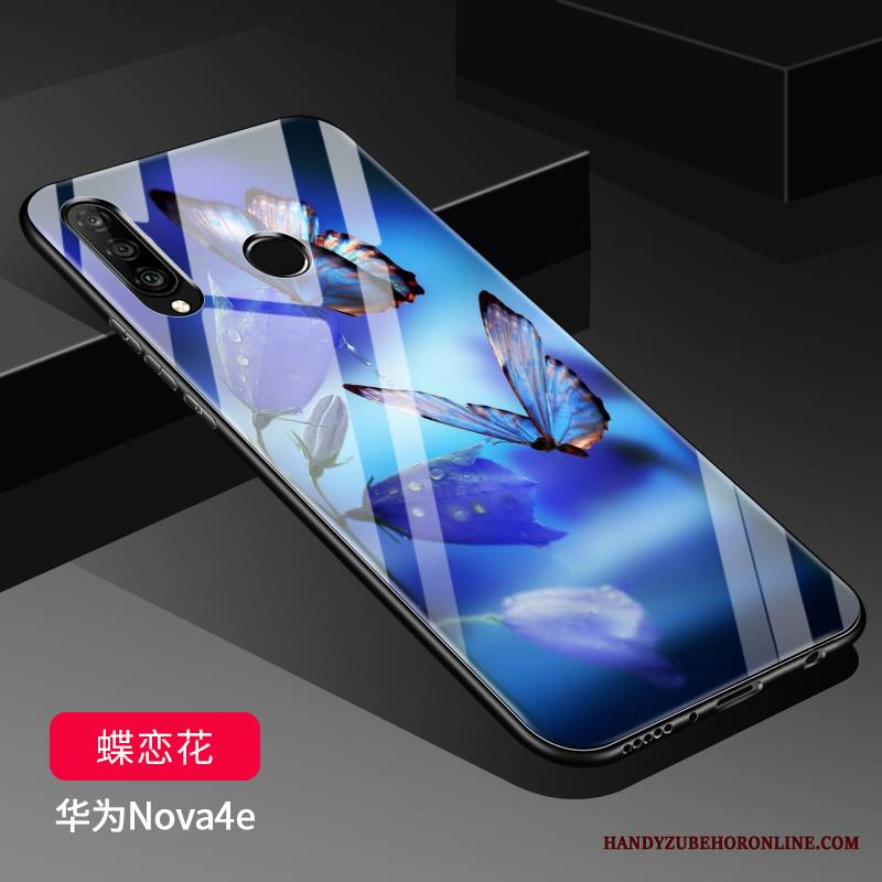 Huawei P30 Lite Futerał Szkło Silikonowe All Inclusive Miękki Ochraniacz Etui Na Telefon Czarny