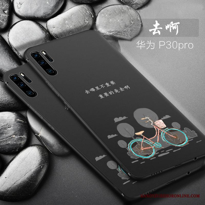 Huawei P30 Pro Futerał All Inclusive Czerwony Netto Ochraniacz Czarny Osobowość Silikonowe Mały