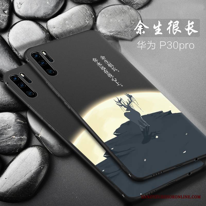 Huawei P30 Pro Futerał All Inclusive Czerwony Netto Ochraniacz Czarny Osobowość Silikonowe Mały