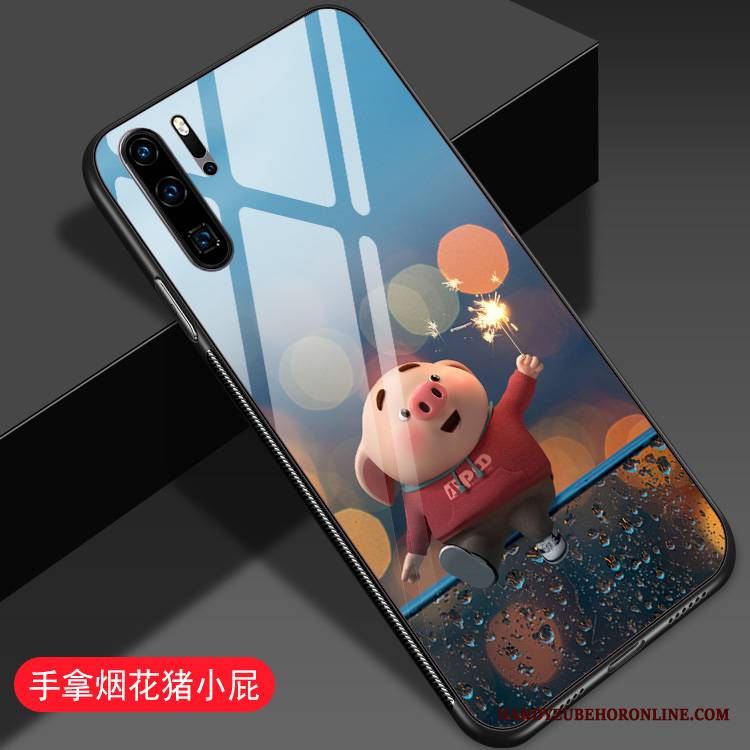 Huawei P30 Pro Futerał Kreatywne Lustro Czerwony Netto Szkło Etui Zielony Trudno