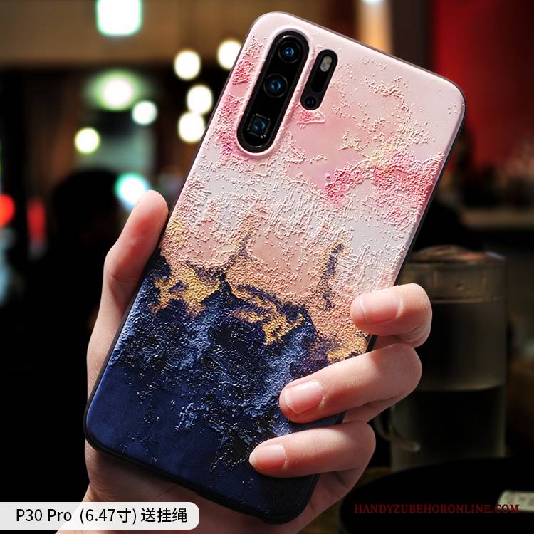 Huawei P30 Pro Futerał Nowy Nubuku Cienkie All Inclusive Etui Na Telefon Kreatywne Silikonowe