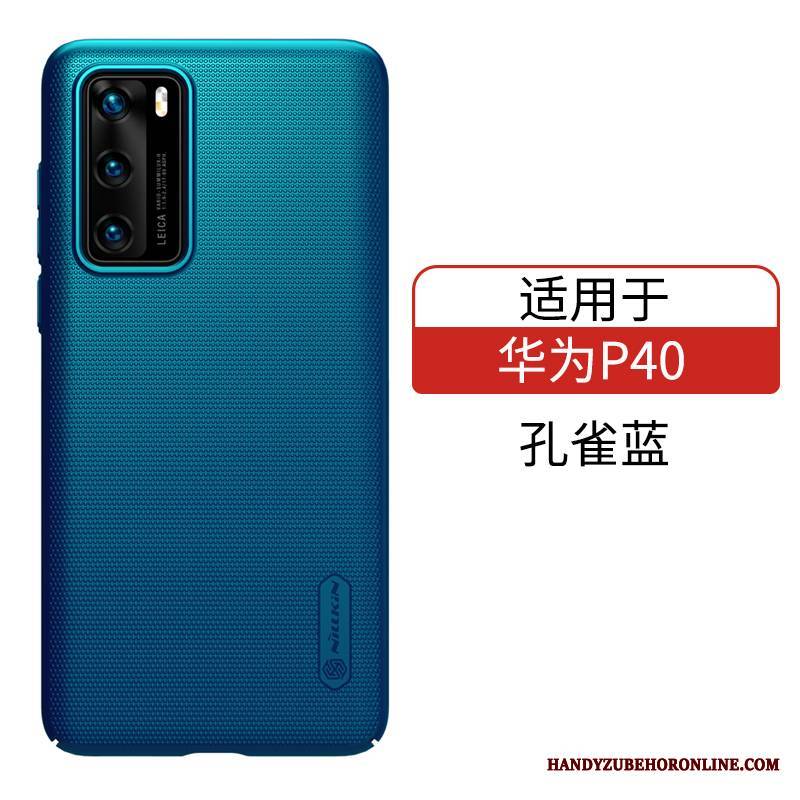 Huawei P40 All Inclusive Złoto Ochraniacz Etui Nubuku Trudno Futerał