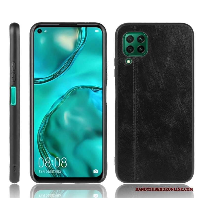 Huawei P40 Lite Miękki Etui Futerał All Inclusive Niebieski Etui Na Telefon Ochraniacz