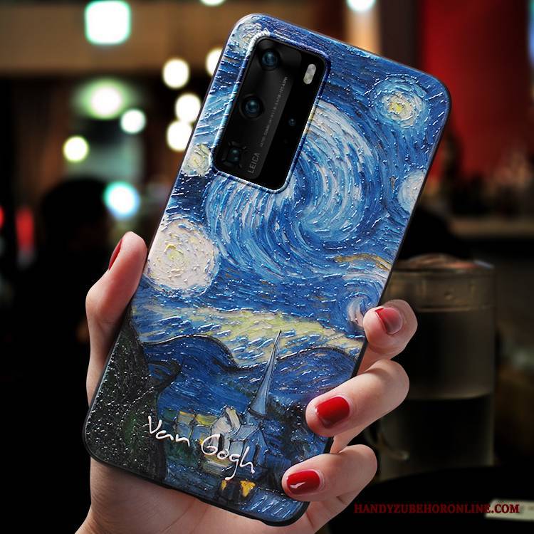 Huawei P40 Pro Futerał Osobowość Etui Na Telefon Modna Marka Obraz Olejny Zakochani All Inclusive Sztuka