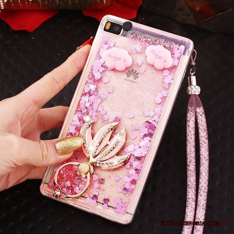 Huawei P8 Futerał Etui Na Telefon Ring Ochraniacz Wiszące Ozdoby Klamra Rhinestone Wysoki