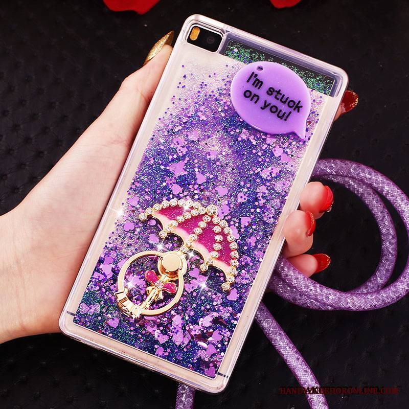 Huawei P8 Futerał Etui Na Telefon Ring Ochraniacz Wiszące Ozdoby Klamra Rhinestone Wysoki