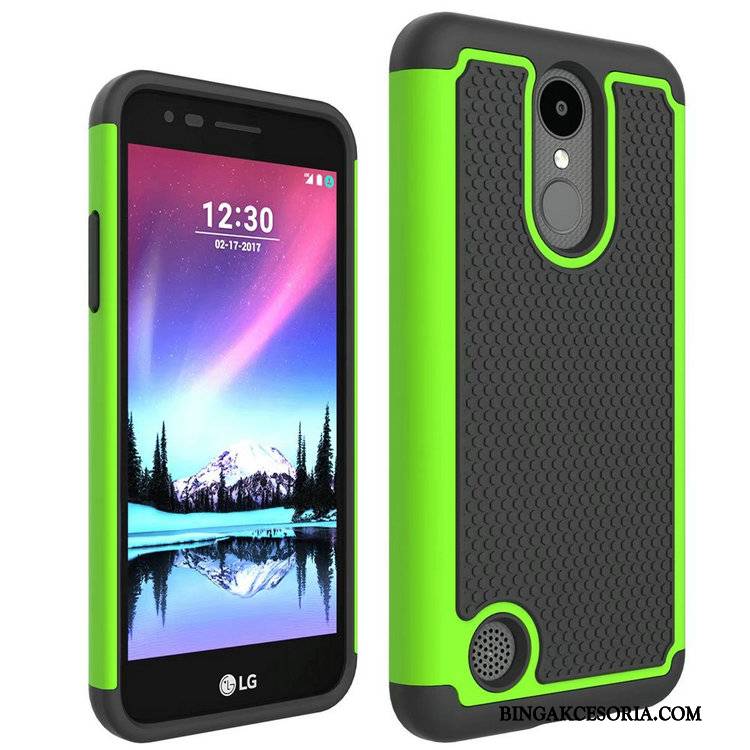 Lg K4 2017 Anti-fall Etui Na Telefon Purpurowy Wzór Telefon Komórkowy Futerał Ochraniacz