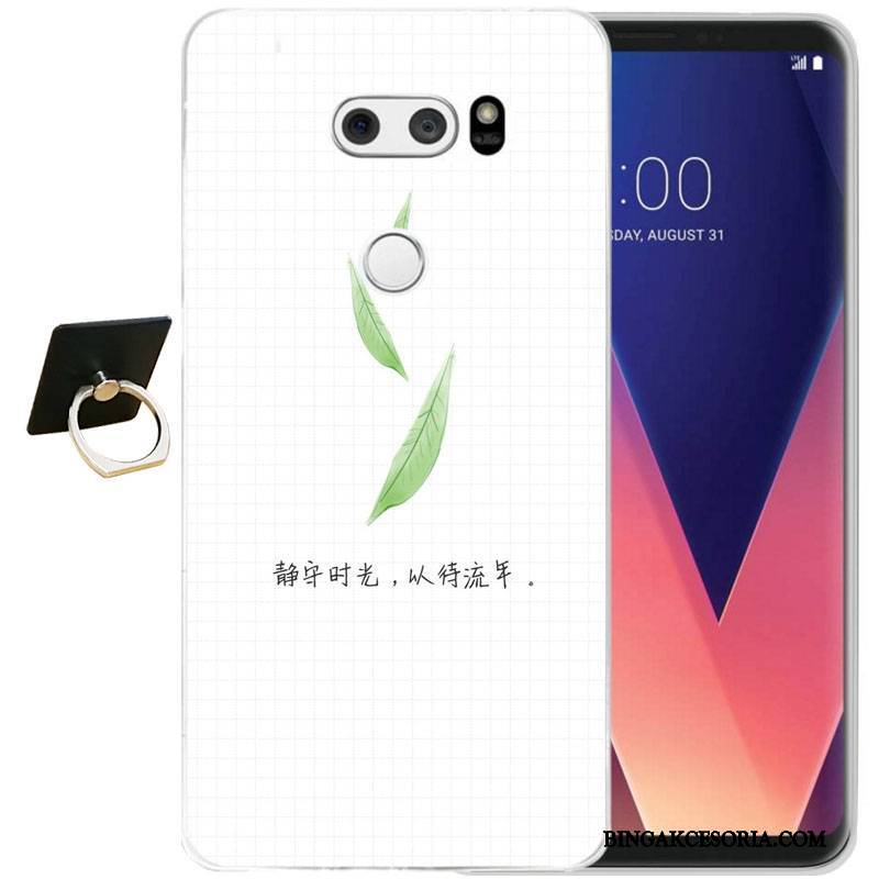 Lg V30 All Inclusive Etui Na Telefon Moda Relief Silikonowe Ochraniacz Futerał