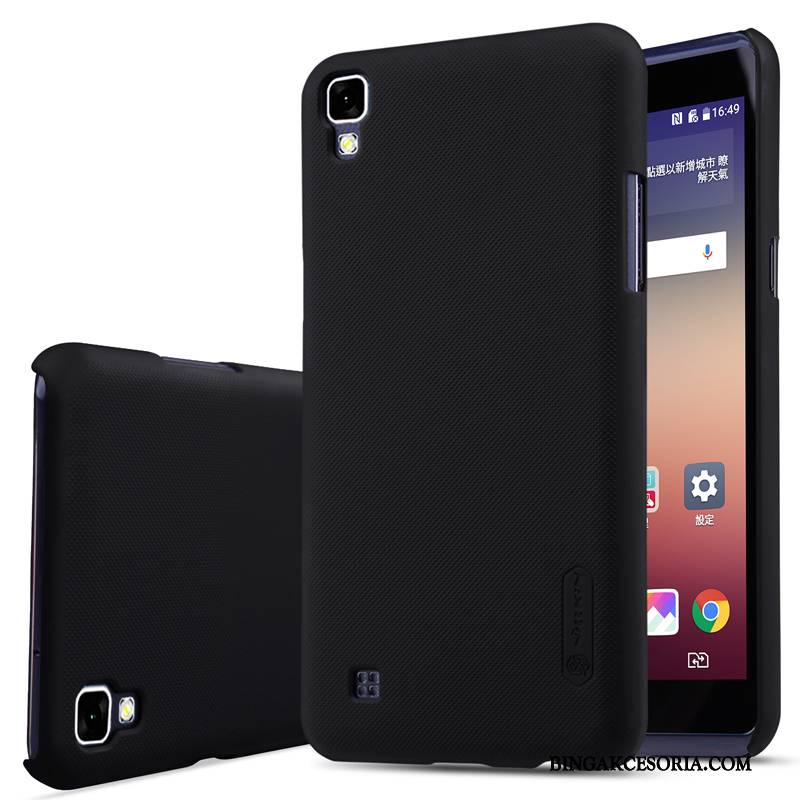 Lg X Power Trudno Ochraniacz Telefon Komórkowy Złoto Futerał Etui Na Telefon Nubuku